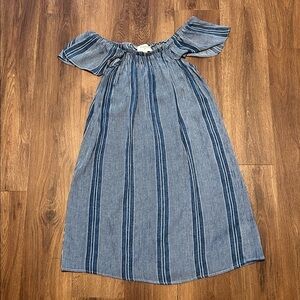 Everly Blue Striped Dress XS like 2 or 4